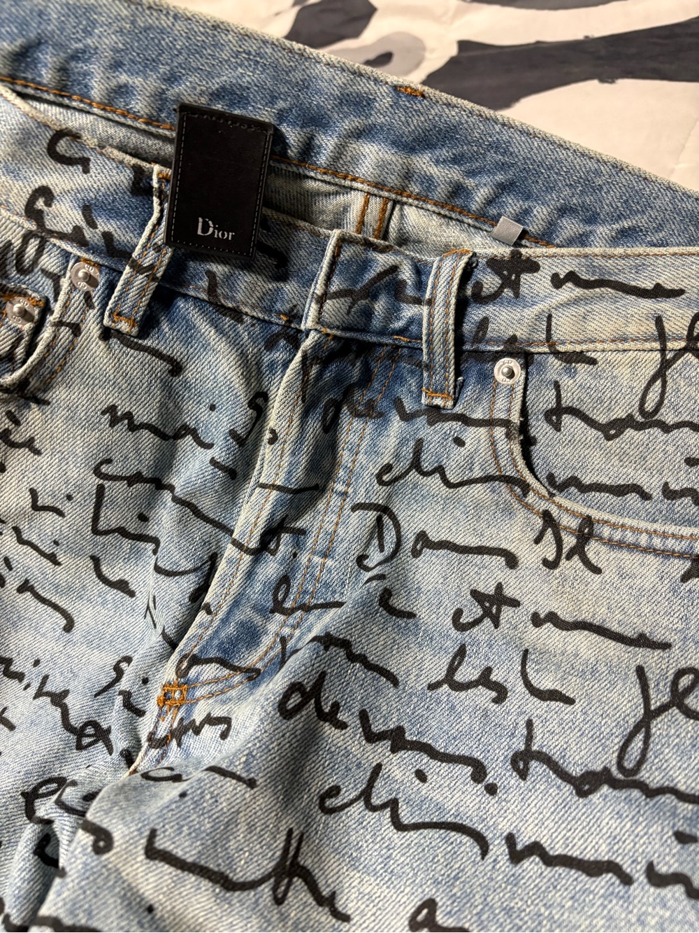 Dior Homme Script Jeans - Picture 3 of 5